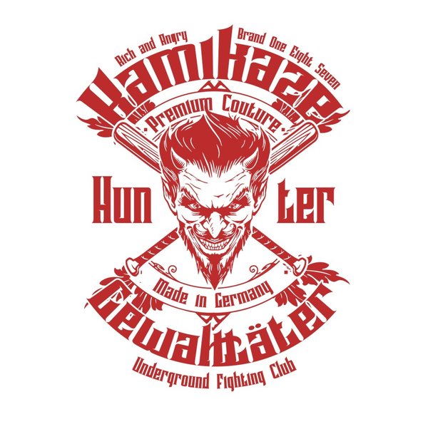Shirt - "Gewalttäter Hunter"