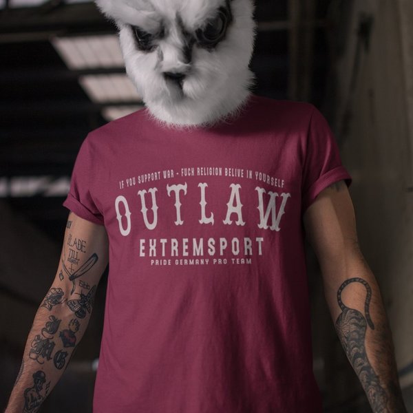 T-Shirt - "Outlaw" verschiedene Farben