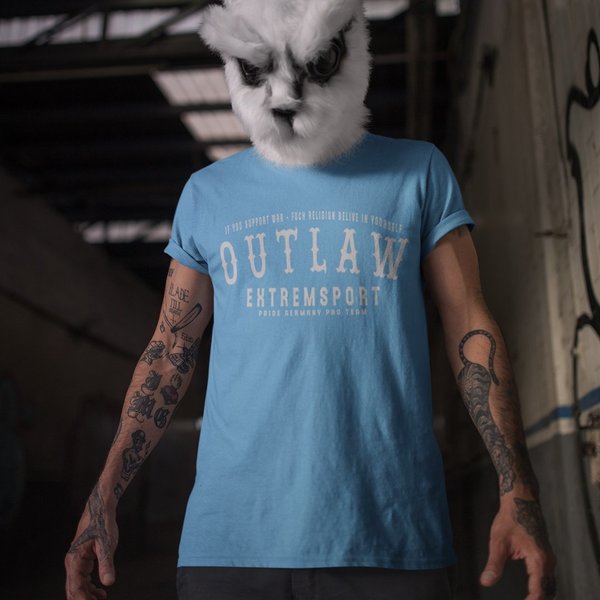 T-Shirt - "Outlaw" verschiedene Farben