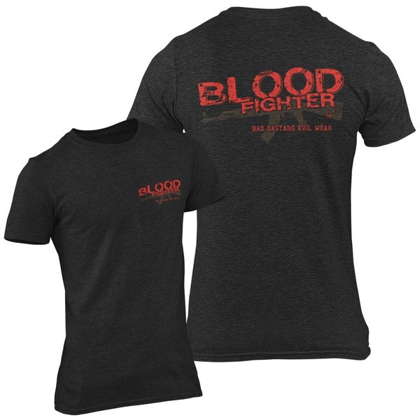 T-Shirt - "Blood Fighter" schwarz