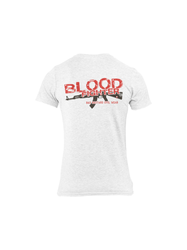 T-Shirt - "Blood Fighter" weiss